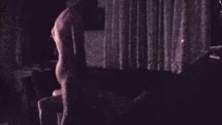 Cumshot on neighbour swinger wife. Jerk off on nice tits