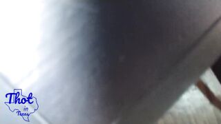 Thot in Texas - Latina Girl Playing with Black Dick makes it Cum then Puts it in for Creampie