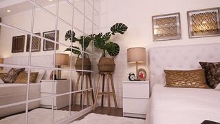 TonniaTaylor Teasing in Leather Dress