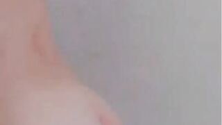 Chubby Latina having Fun in the Shower