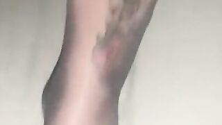 Made herself Cum in Tights