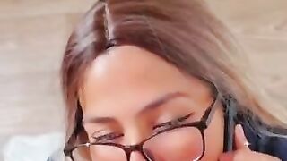 Cheater Wife Swallows a Huge Cumshot by a Stranger while she's on the Phone with her Husband