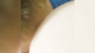 Hot Tattooed MILF let's Husband Cum inside Her!