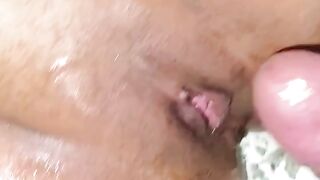 Super Wet Tight Pussy Squirt all over my Cock