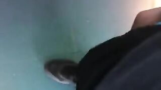 BBC Bulge in Public on Nice Ass and Pretty Feet I Excused my self