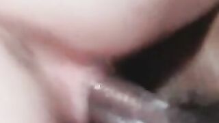 Wet Creamy Interracial Cowgirl Ride Close up