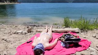 Sunbathing Adventure in Nature