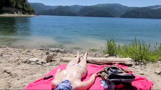 Sunbathing Adventure in Nature