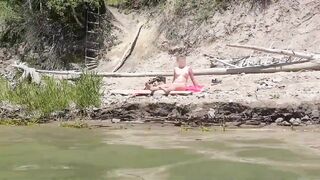 Sunbathing Adventure in Nature