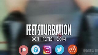 Clear Pantyhose Masturbation in Lingerie