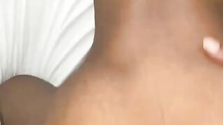 Ebony Takes on Big Black Cock