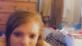 Redhead Teen Ruby Deepthroats like a Goddess