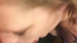 MILF PAWG Sucks Big Black Cock and gives Handjob Cum Shot