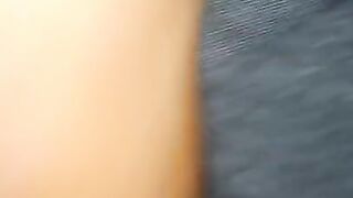 Wife swollws BBC cum while hubby touches balls