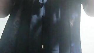 Pretty Woman in a Red Thong came to a Neighbor