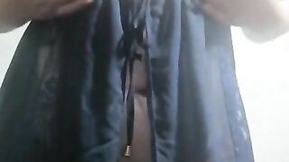 Pretty Woman in a Red Thong came to a Neighbor