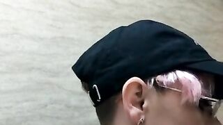 Follow me into the Women's Restroom