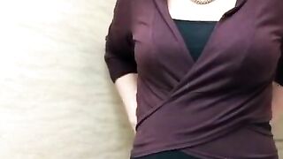 Follow me into the Women's Restroom