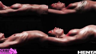 Real Life Hentai - Cumflation Compilation with Famous Pornstars