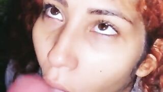 Blowjob on the Public Park