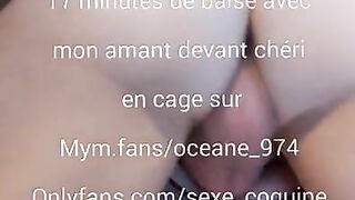 Wife ponde by a lover