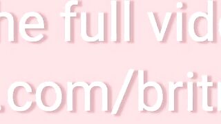 Britney Foxx fucking her boyfriend with a strap on