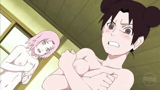 Naruto’s Group goes on a Nude Spa Day (English Dub Version)