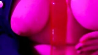 Blowjob training, tits fuck