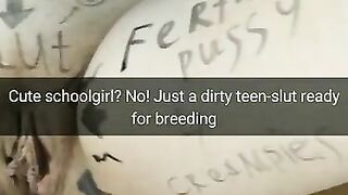 Cute schoolgirl is a real cumdump for breeding!