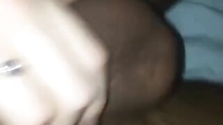 Cheating girlfriend play with my black black