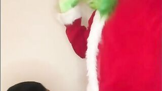 How The Grinch stole Ebony Babe Creamy Pussy