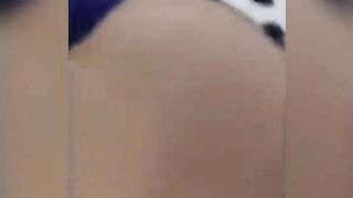 Vietnamese gf fucked secretly while roommate comes to close the door