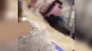 Vietnamese gf fucked secretly while roommate comes to close the door