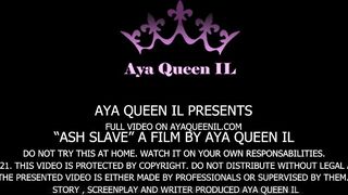 I just love to look into this HUMAN ASHTRAY eyes - the HUMILIATION!