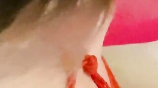 A big pervert who was tied up.