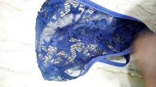 Jerking in Step Daughter's dirty panty