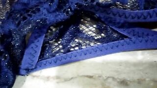 Jerking in Step Daughter's dirty panty