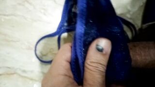 Jerking in Step Daughter's dirty panty