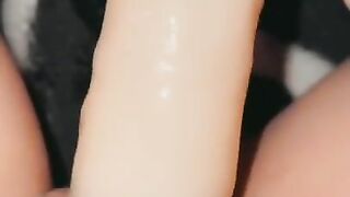 How deep can I fit this into my tight pussy? Surprise ending!