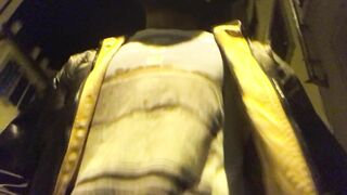 walking around Italy Public with Cock and Balls out - Rock Mercury