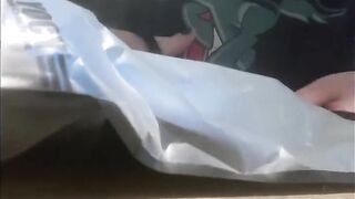 TOY TEST - Big Shocked To Tetsu huge dildo Mature MILF BBW chubby mom monster