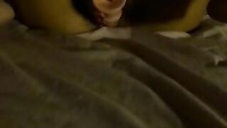 I masturbate with my fingers and dildo while my boyfriend films