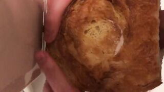 fucking bread with cum
