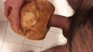 fucking bread with cum
