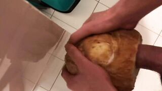 fucking bread with cum