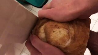 fucking bread with cum