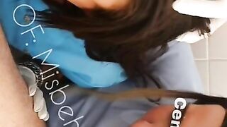 Teaching the new intern how to extract a sperm sample from a doner! Real registered nurses