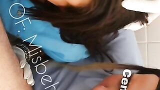 Teaching the new intern how to extract a sperm sample from a doner! Real registered nurses