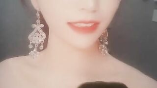 Hot Asian girl facial cumshot