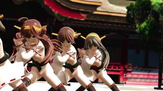 【MMD】Amazing Kongou Sisters【R-18】